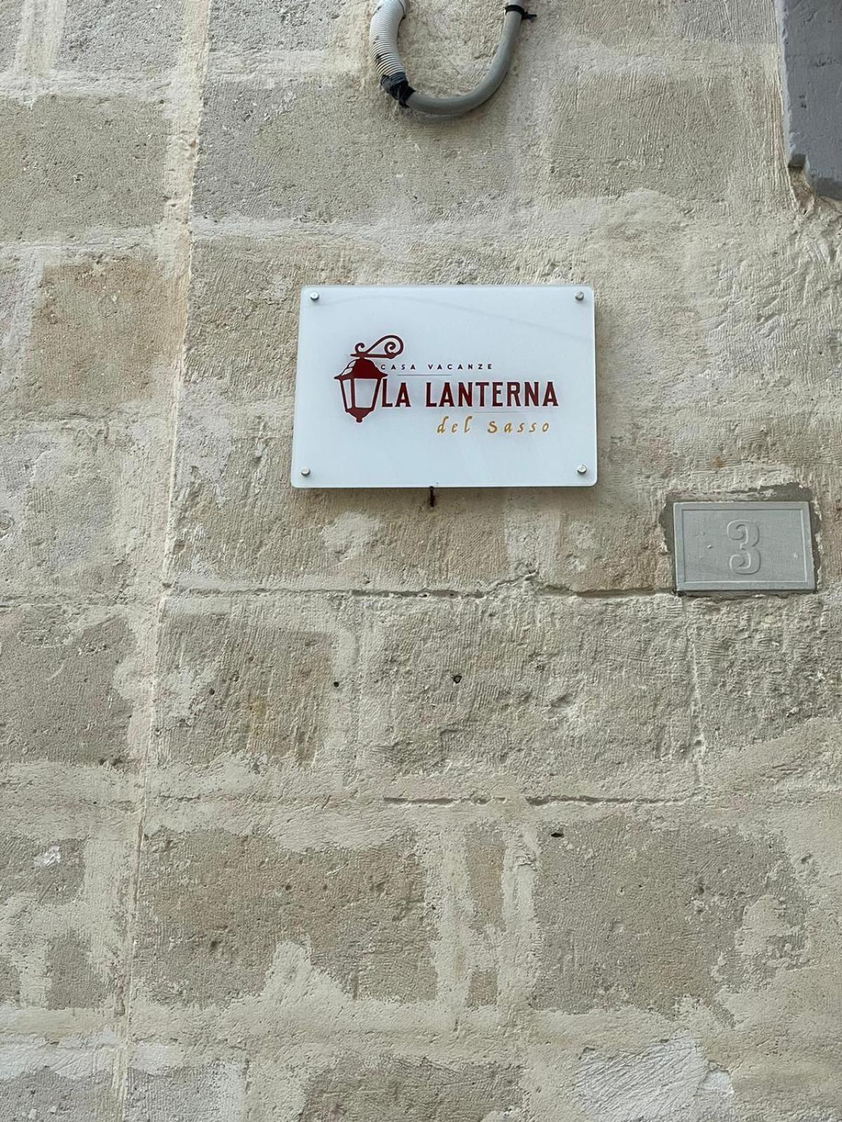 La Lanterna Del Sasso Villa Matera Kültér fotó